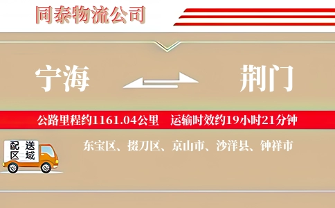 宁海到荆门物流公司
